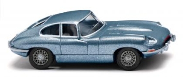 Wiking 080304 - H0 - Jaguar E-Type Coupé - metallic blau